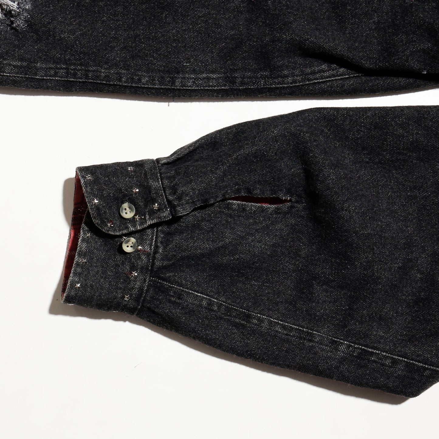 *one-off emble custom broken work shirt