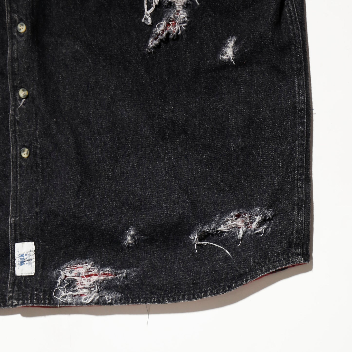 *one-off emble custom broken work shirt