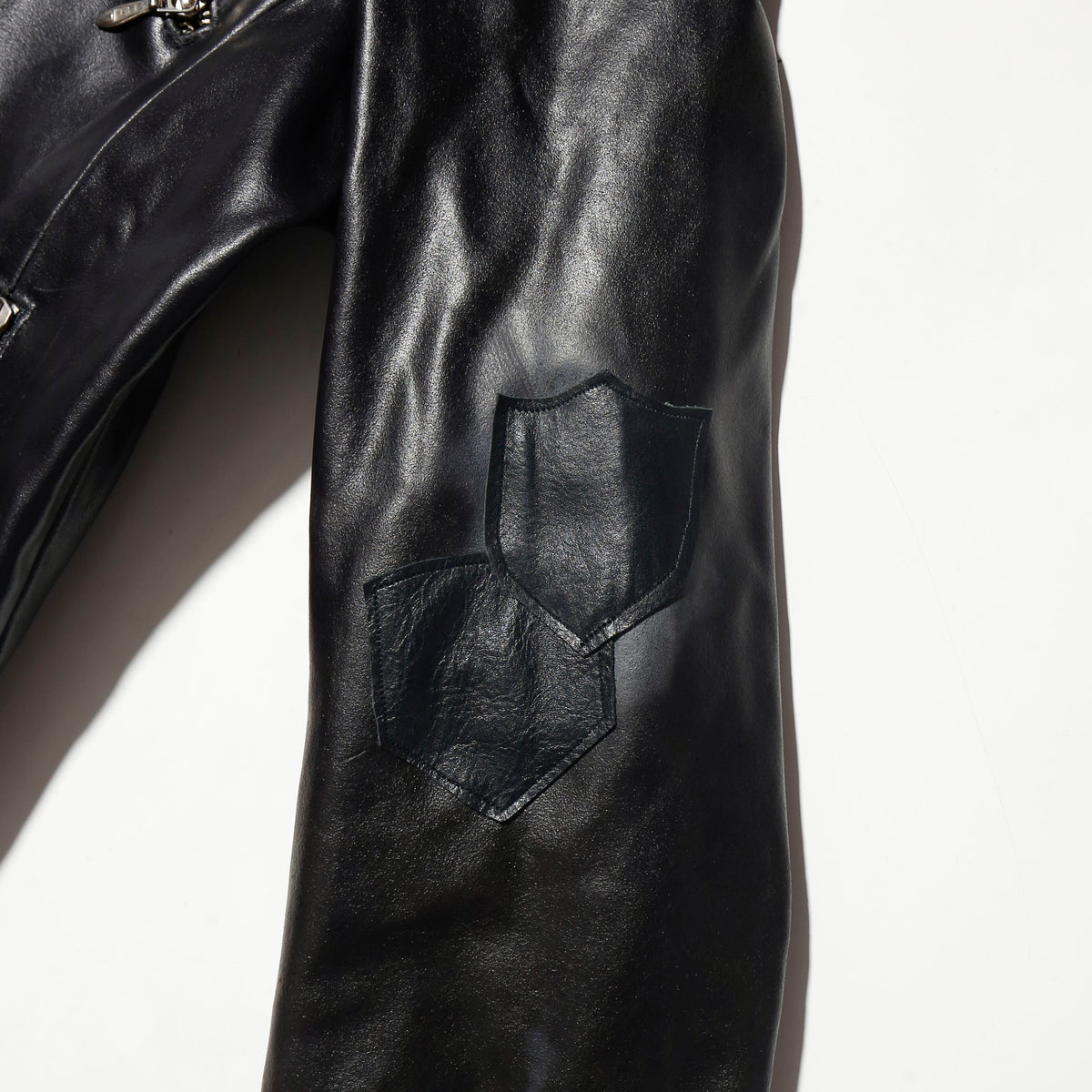 vintage mj type leather truker jacket