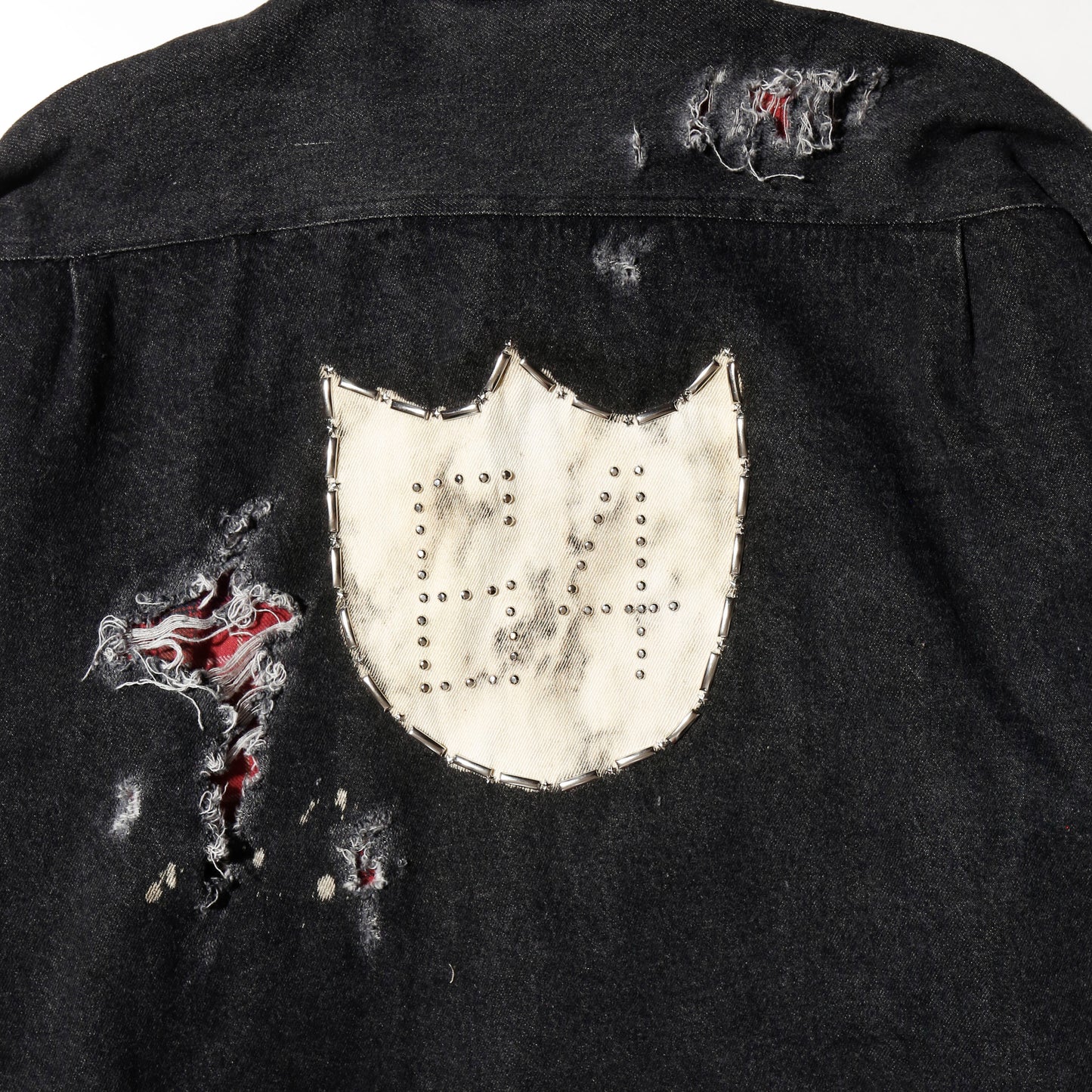 *one-off emble custom broken work shirt