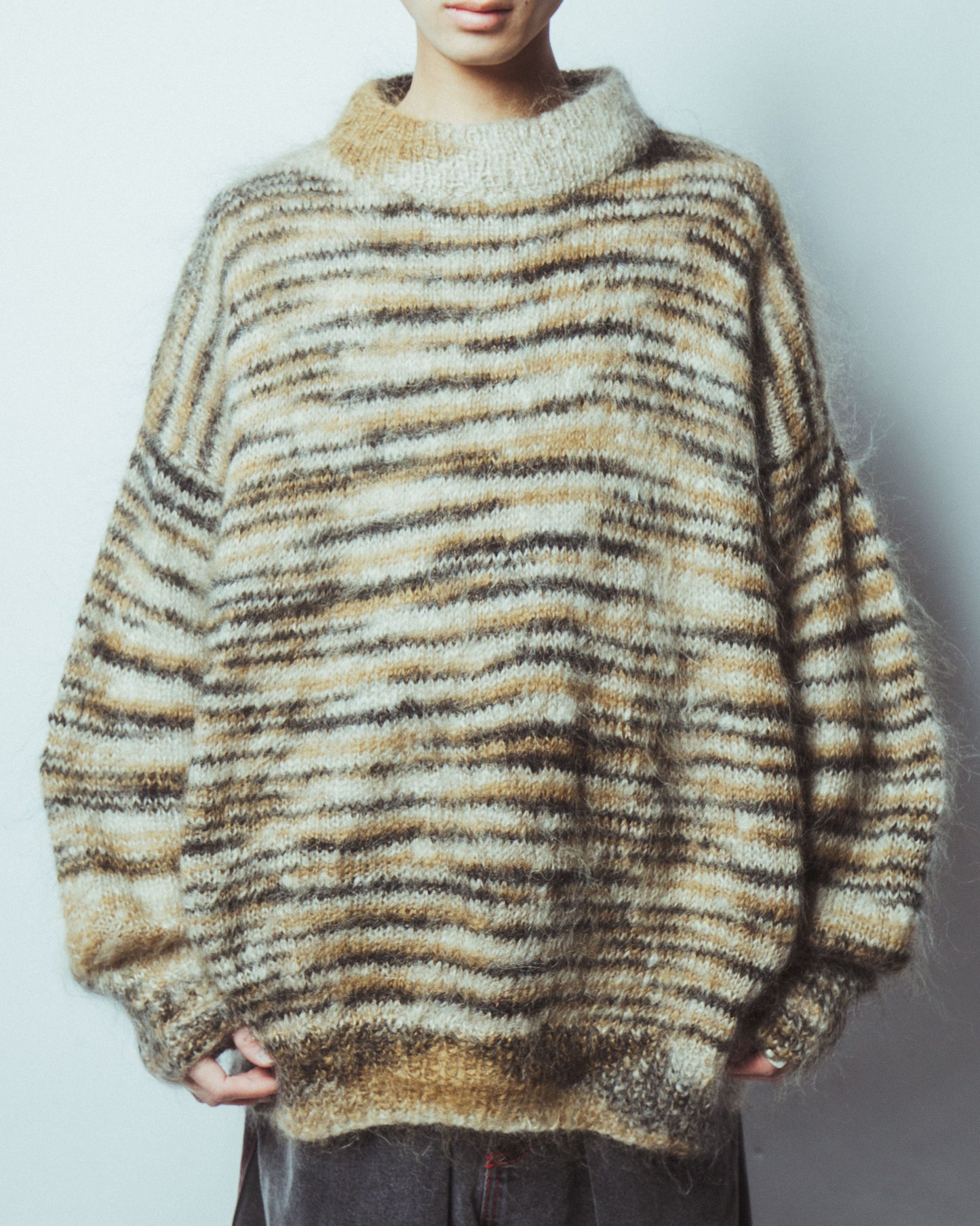 vintage melange mohair sweater