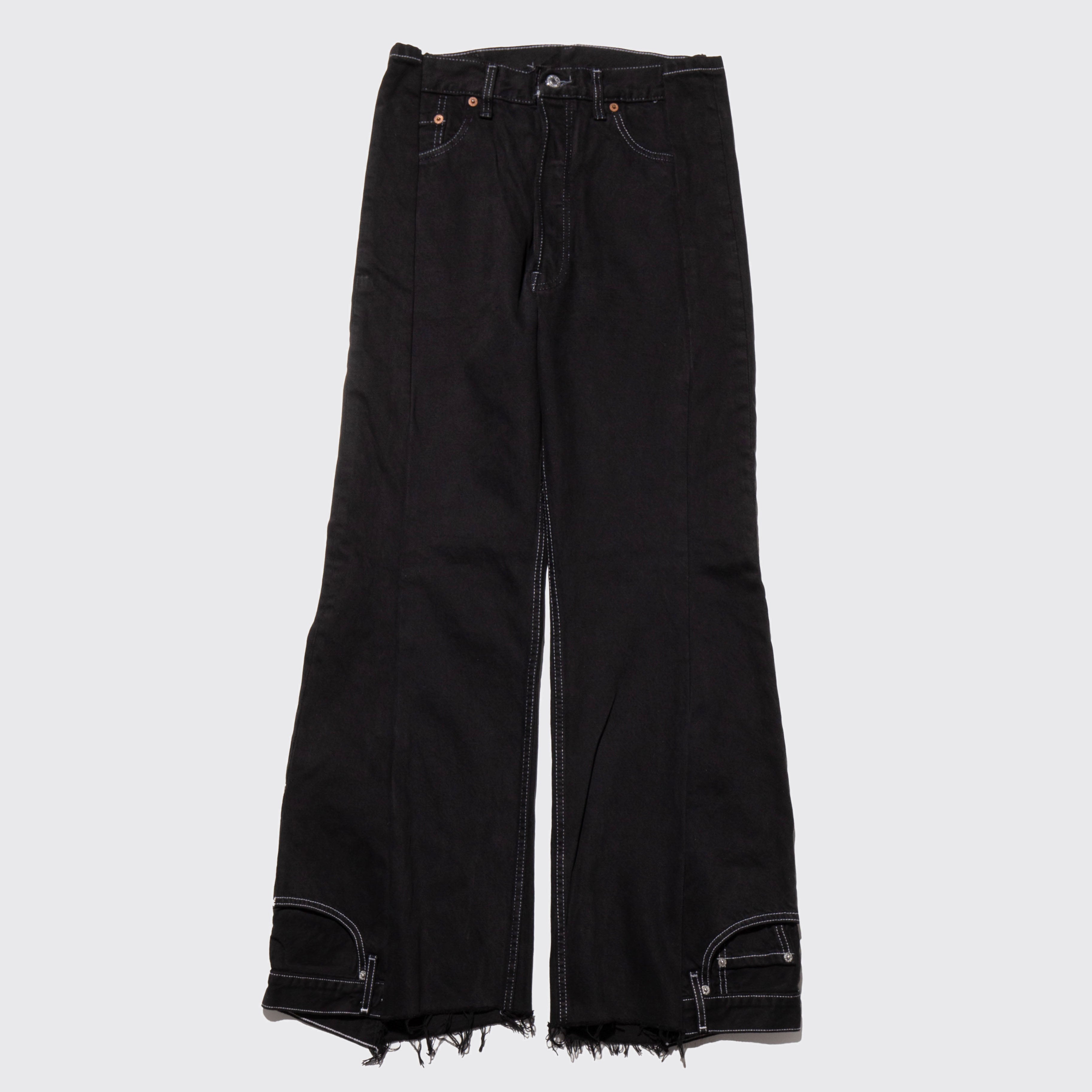 remake upside down jeans , model - black finish – NOILL