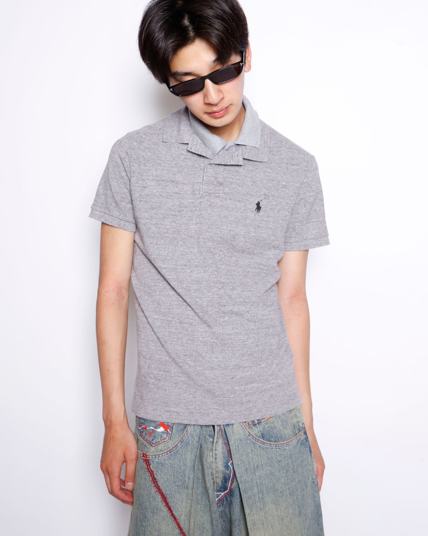 *one-off layered polo h/s