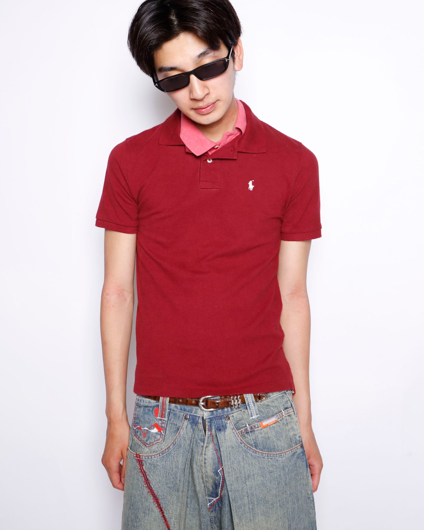 *one-off layered polo h/s