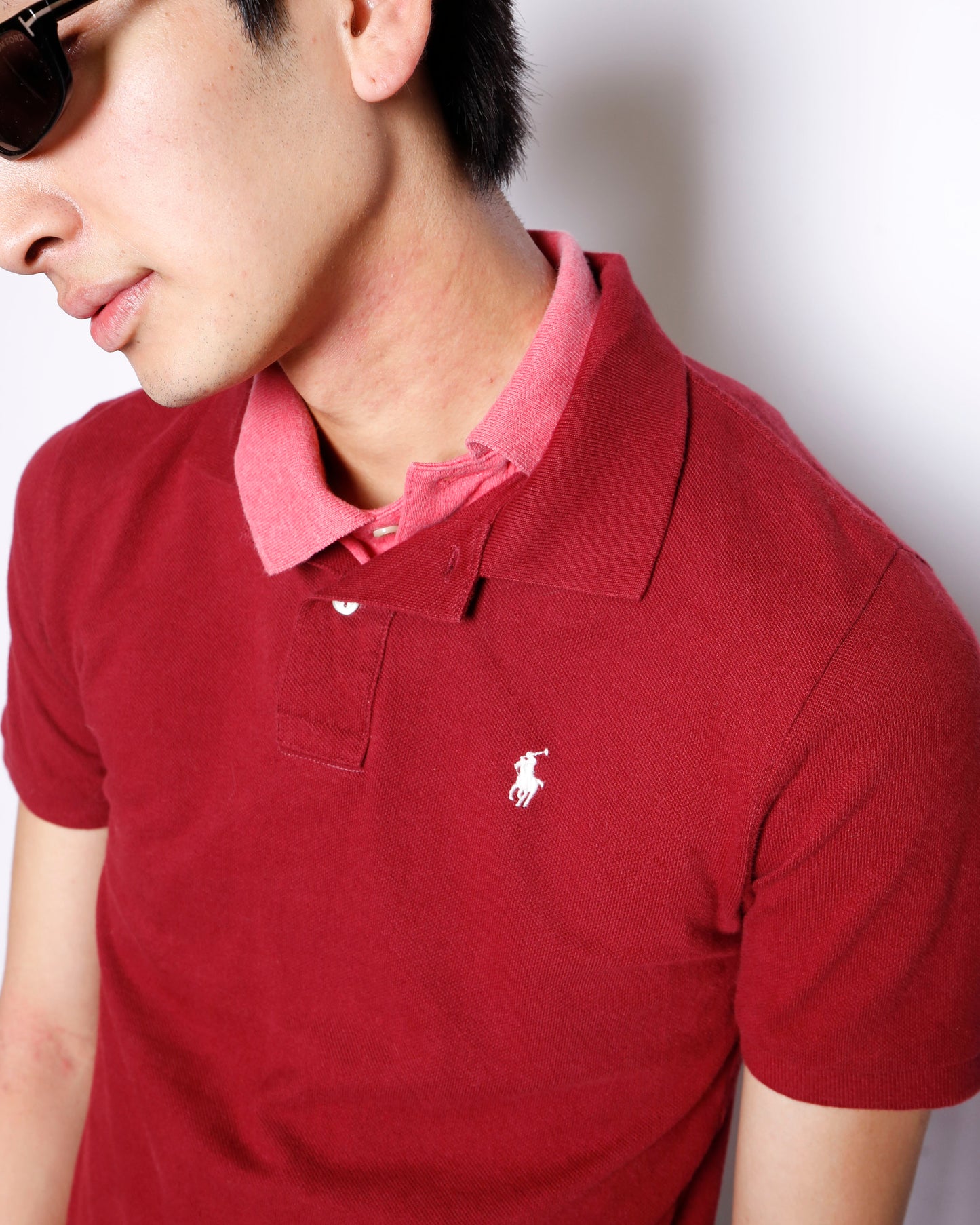 *one-off layered polo h/s
