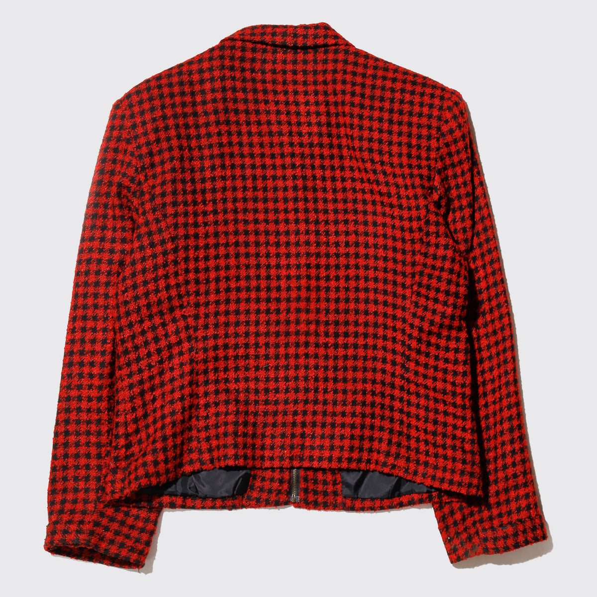 vintage houndstooth tweed jacket