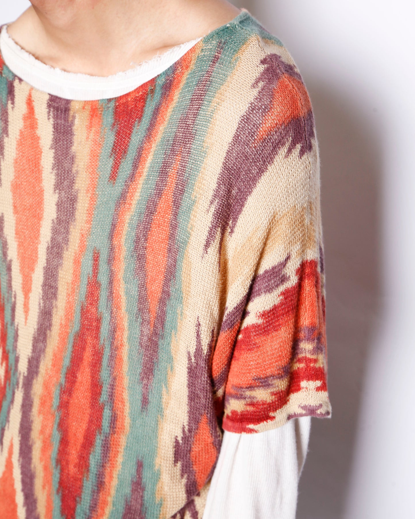 vintage lauren ralph lauren native pattern h/s