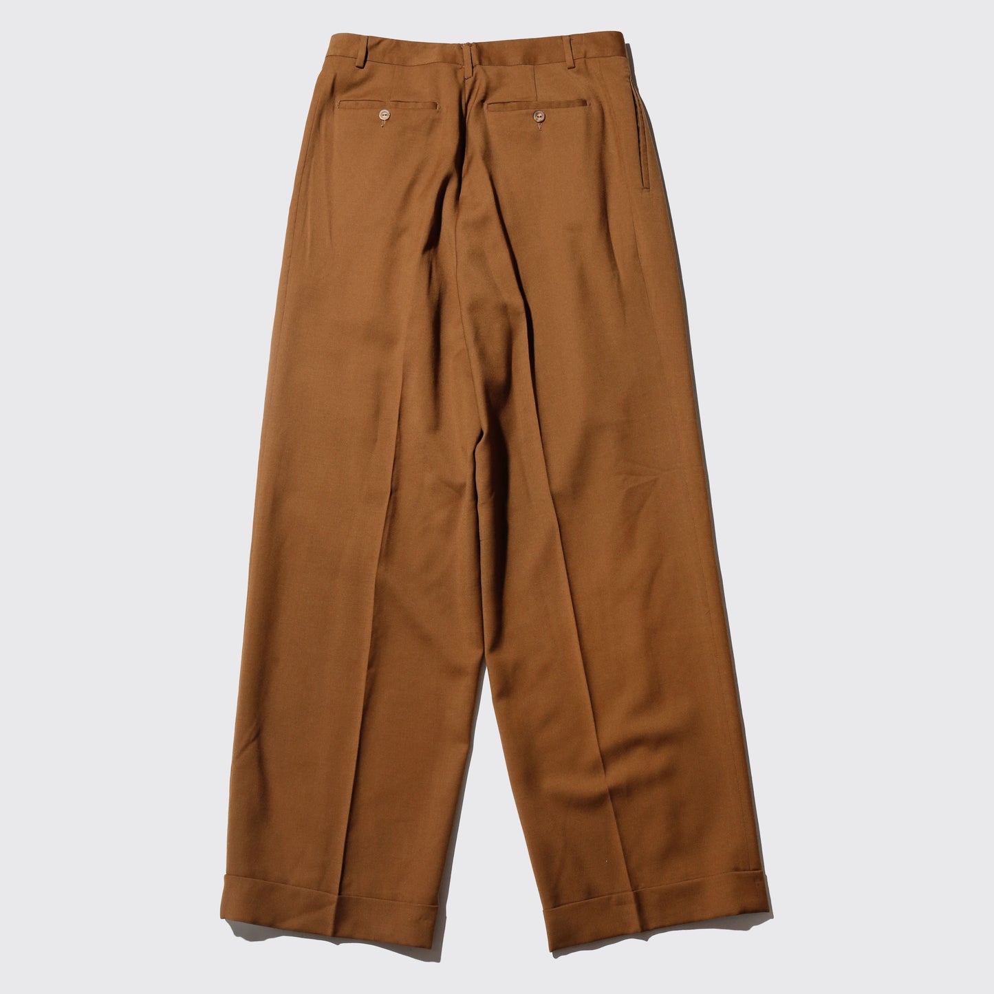 vintage tucked wide slacks
