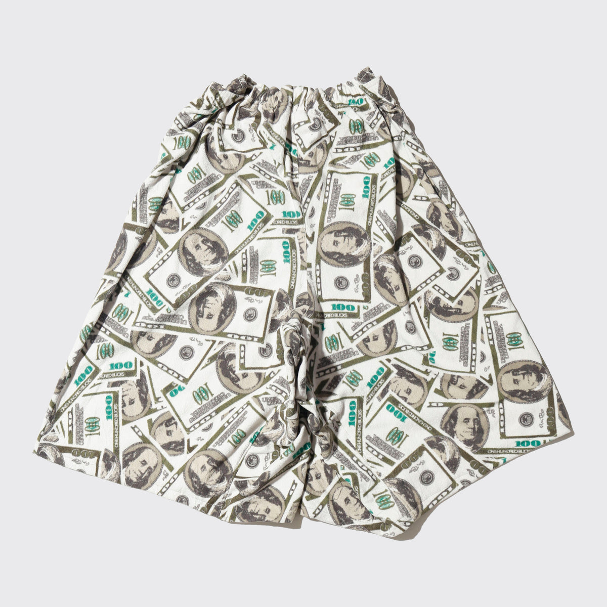 vintage $100 fleece sleeper shorts