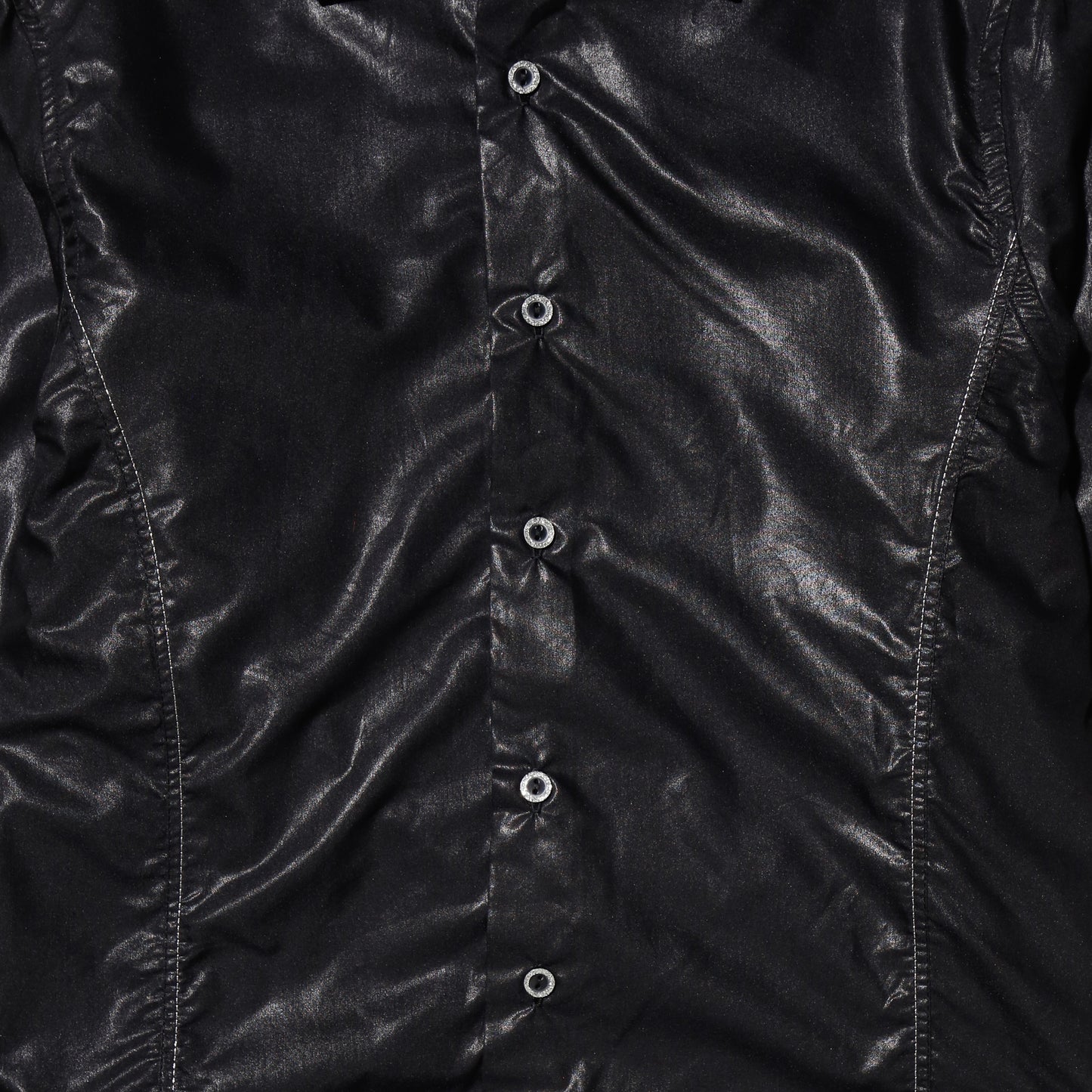 vintage euro cropped luster shirt