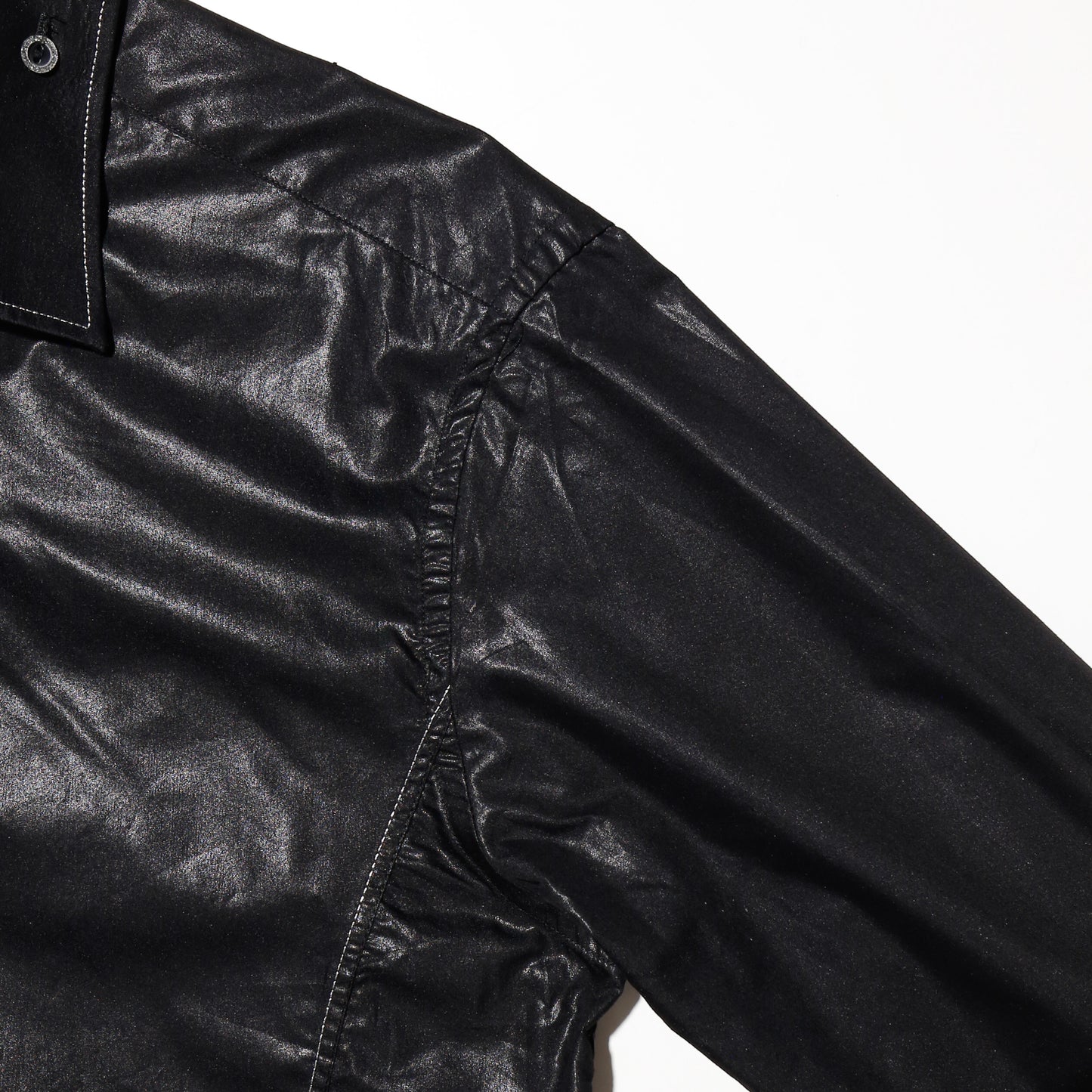 vintage euro cropped luster shirt