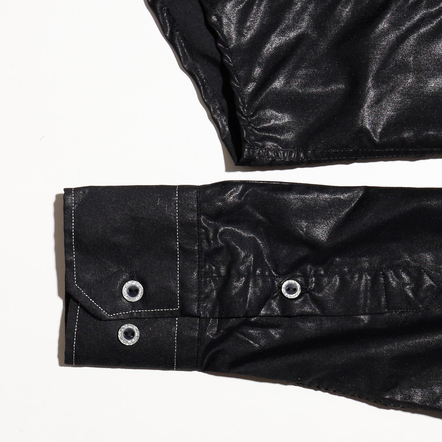 vintage euro cropped luster shirt