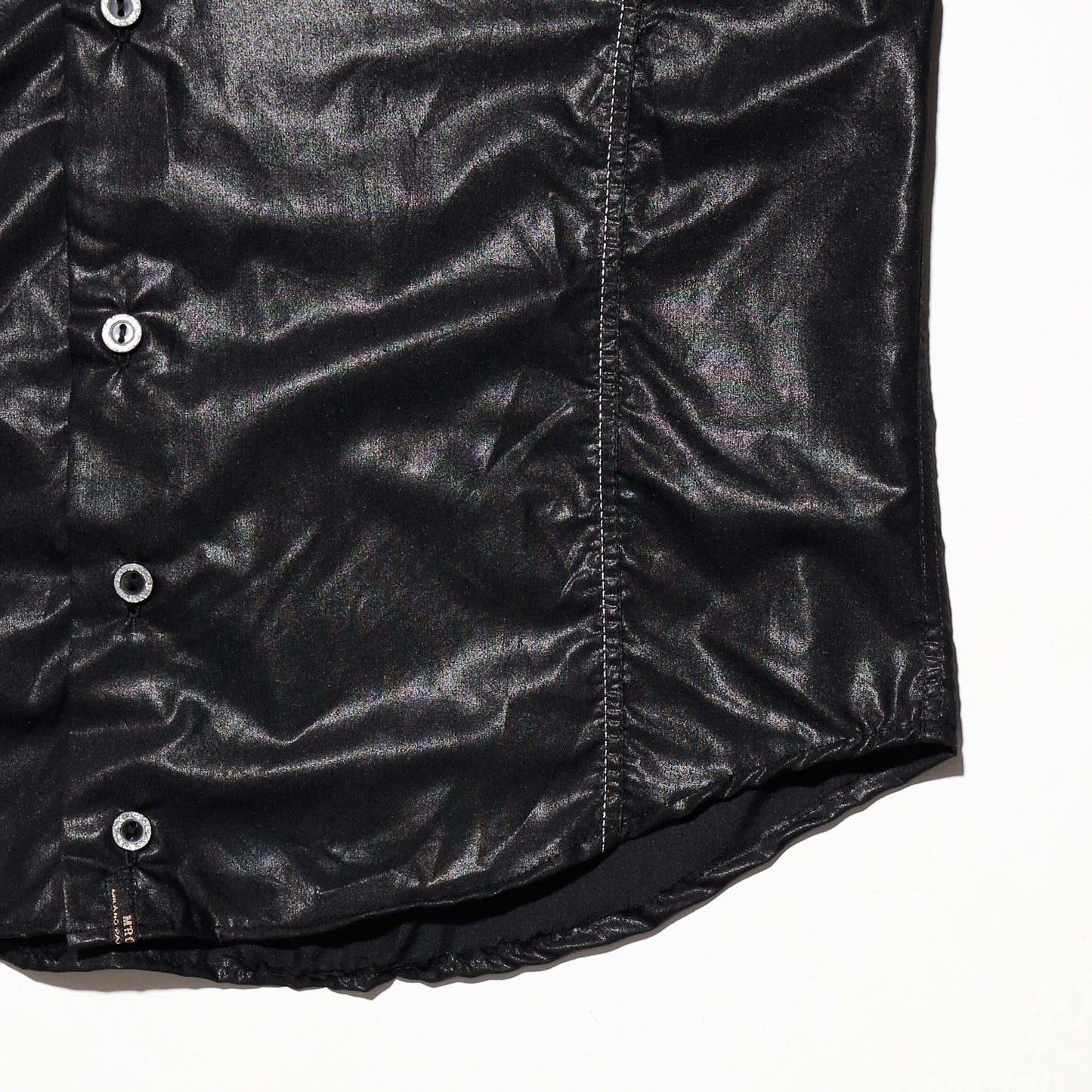 vintage euro cropped luster shirt