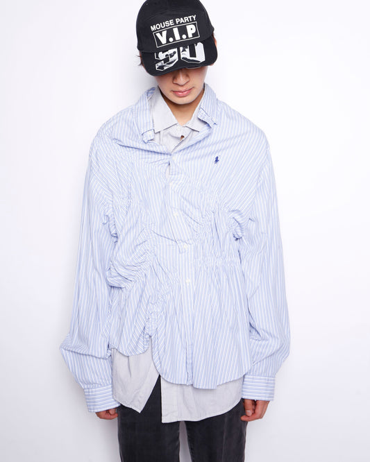 *one-off irregular gathering shirt