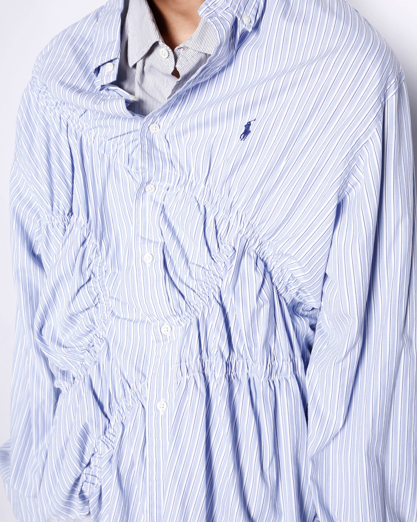 *one-off irregular gathering shirt
