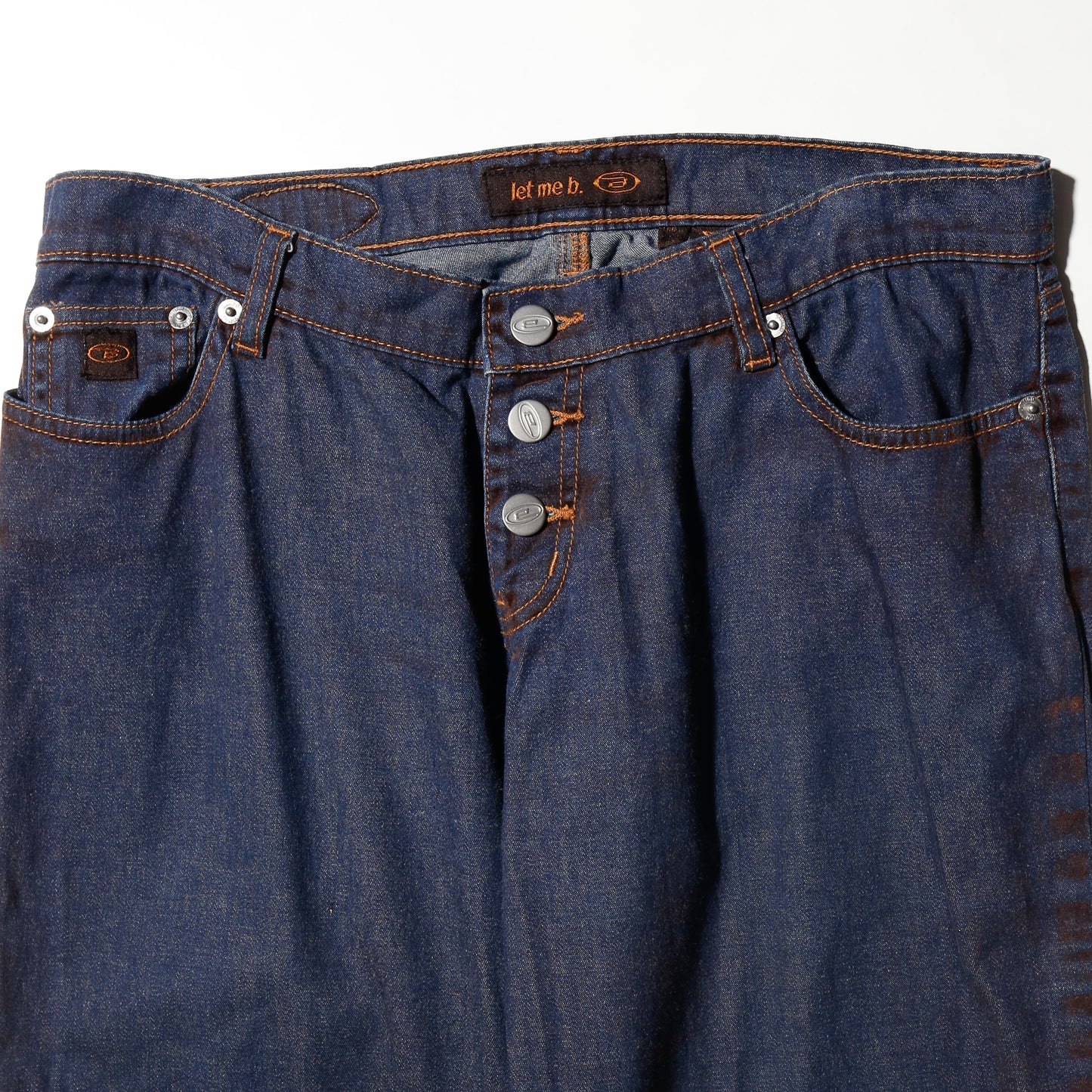 vintage dust flocky flare jeans