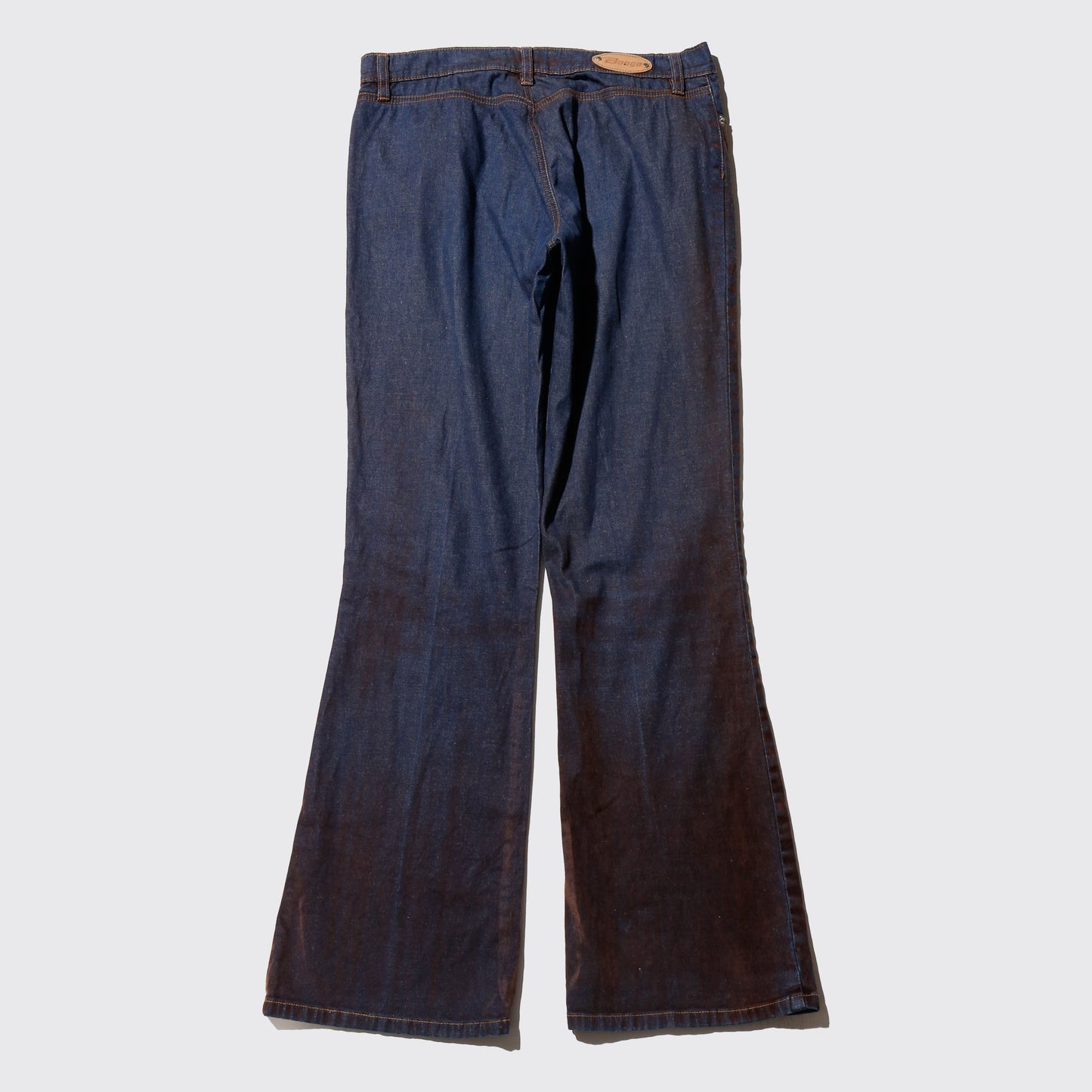 vintage dust flocky flare jeans