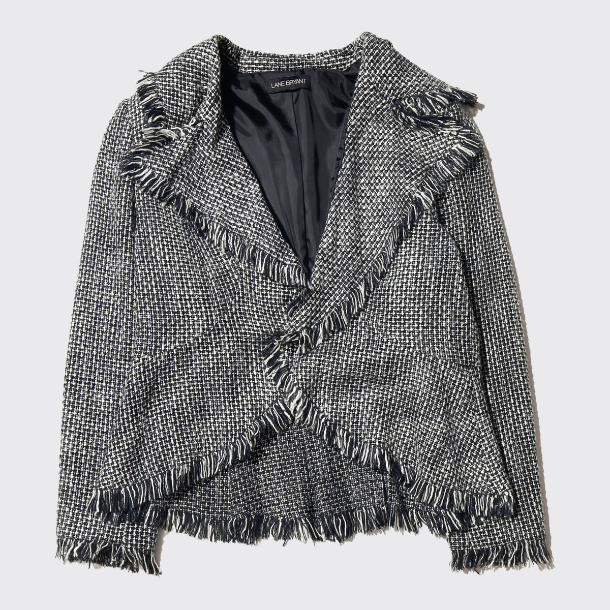 vintage distressed tweed evening jacket