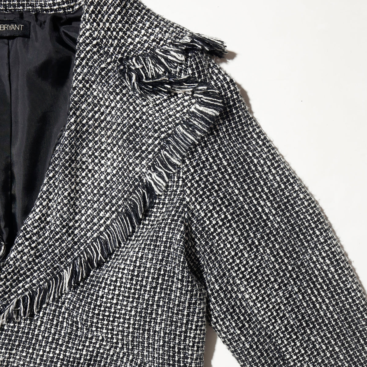 vintage distressed tweed evening jacket