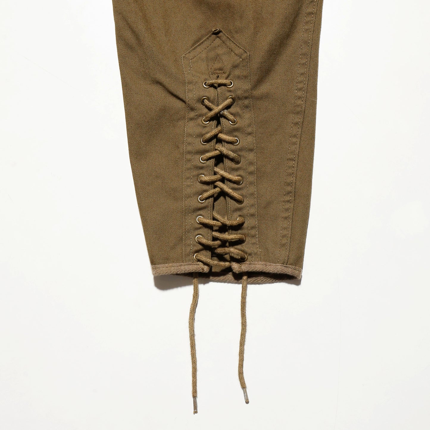 vintage replica lace up jodhpur trousers