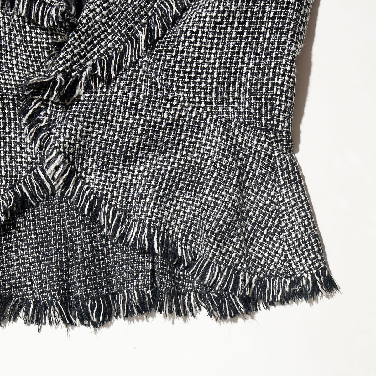 vintage distressed tweed evening jacket