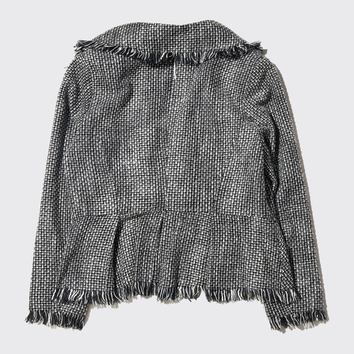 vintage distressed tweed evening jacket