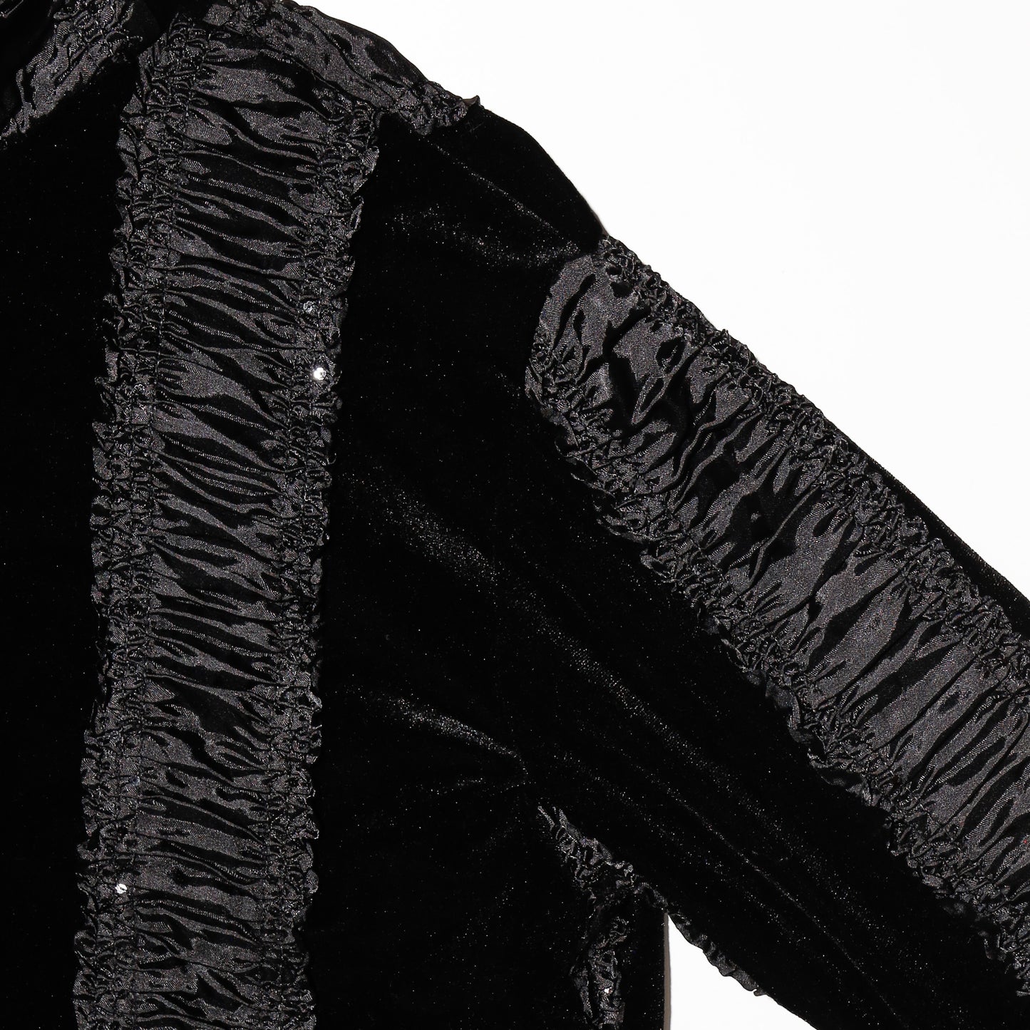 vintage hybrid velour jacket