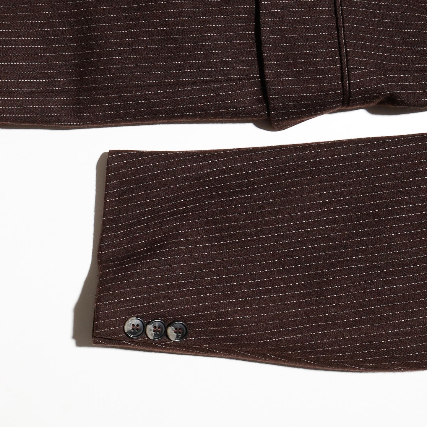 vintage 70-80's Yves  Saint  Laurent 2b stripe wool set up