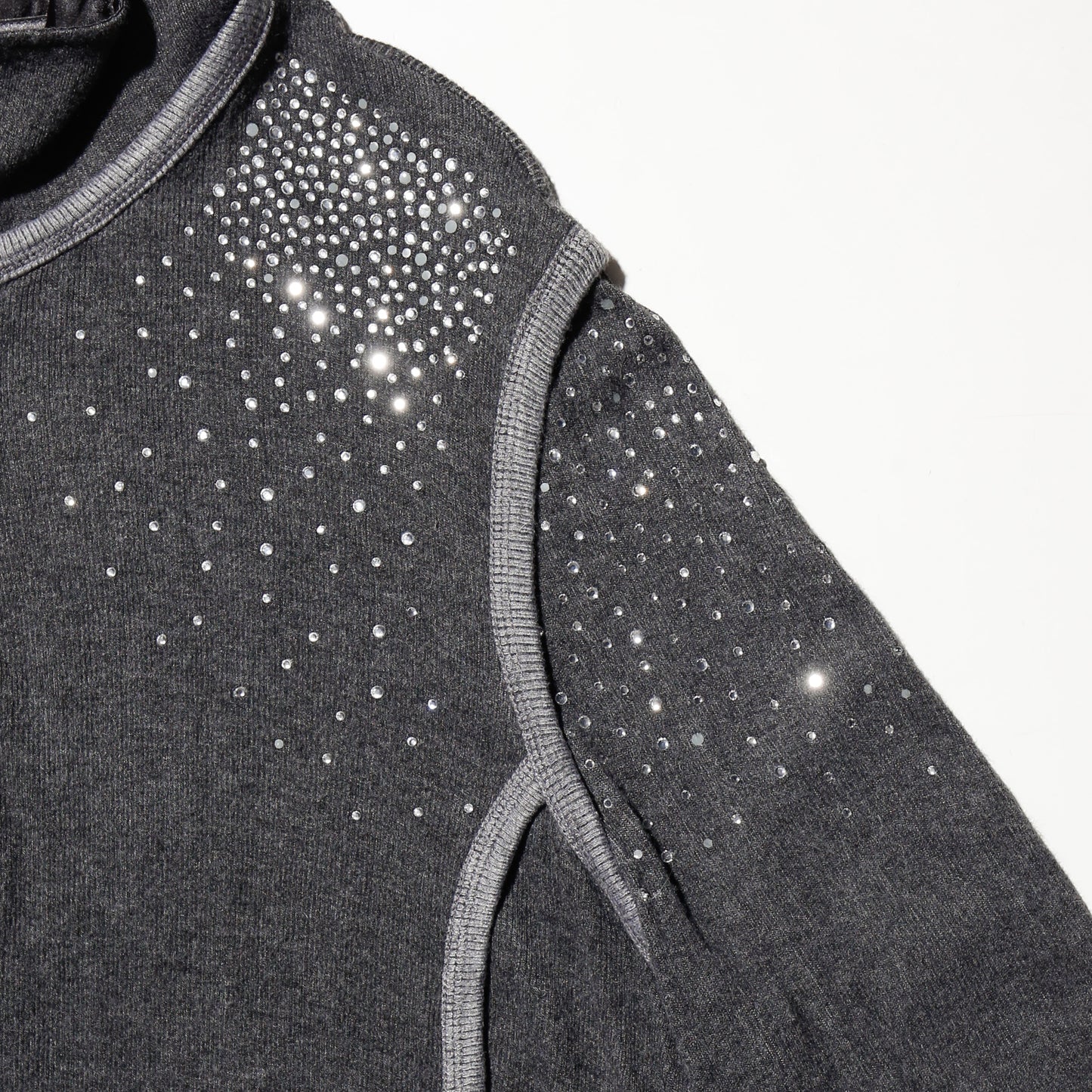 vintage shinny knit track jacket