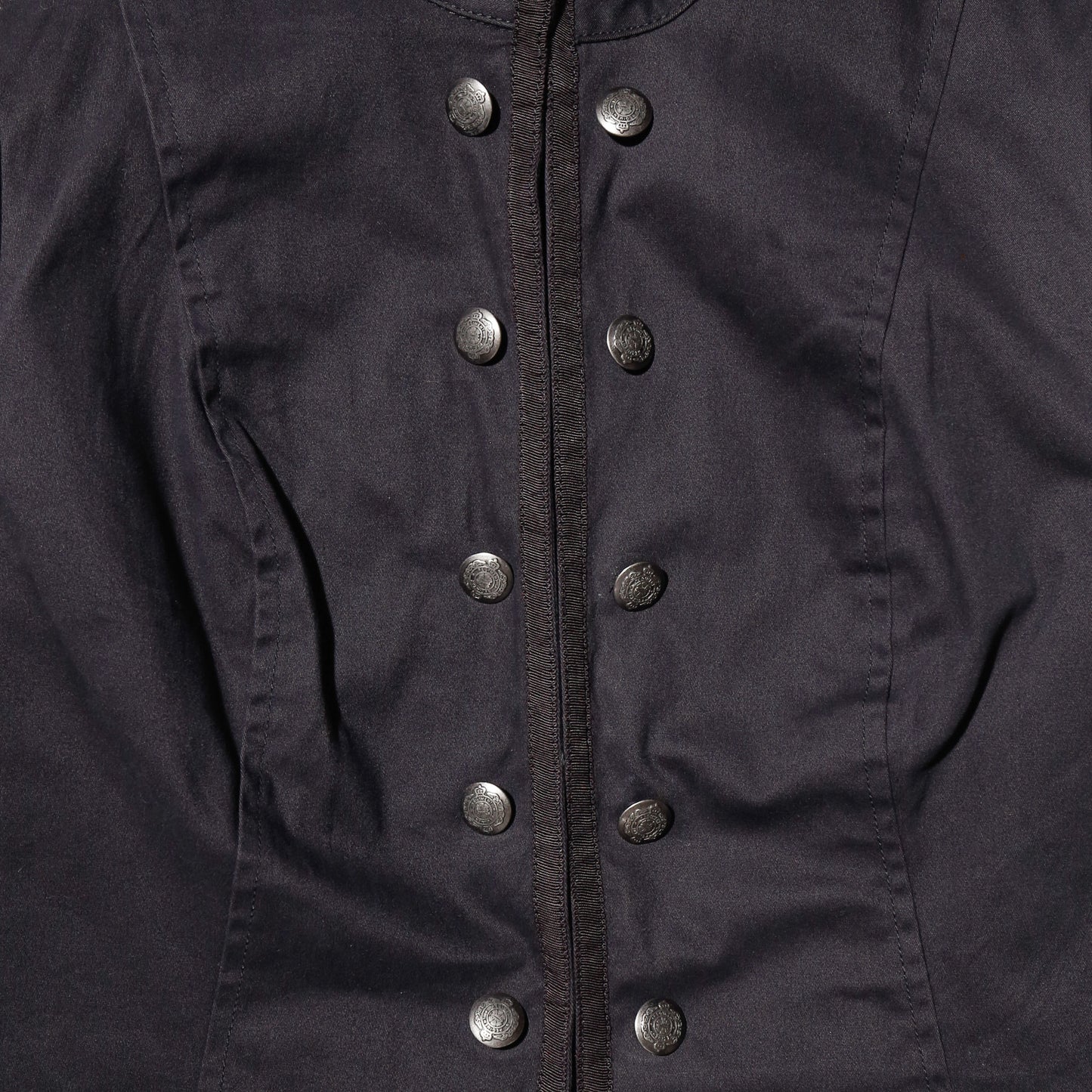vintage cropped cotton napoleon jacket