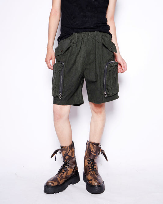 vintage utility duck cargo shorts