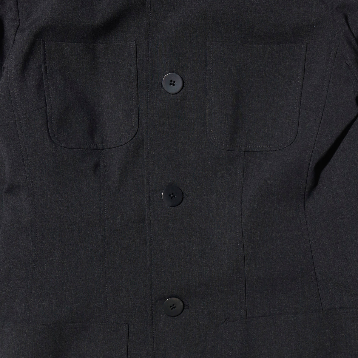 vintage stand collar torso jacket