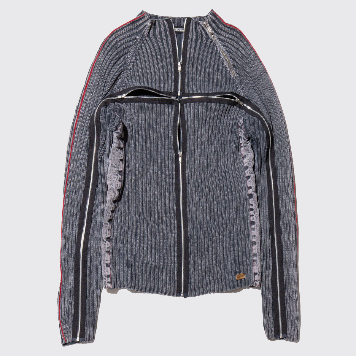 *one-off cross zip sweater