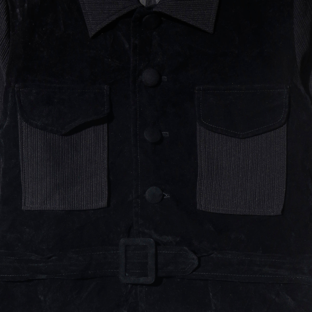 vintage belted velvet jacket
