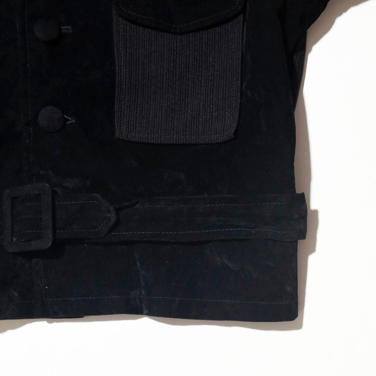 vintage belted velvet jacket