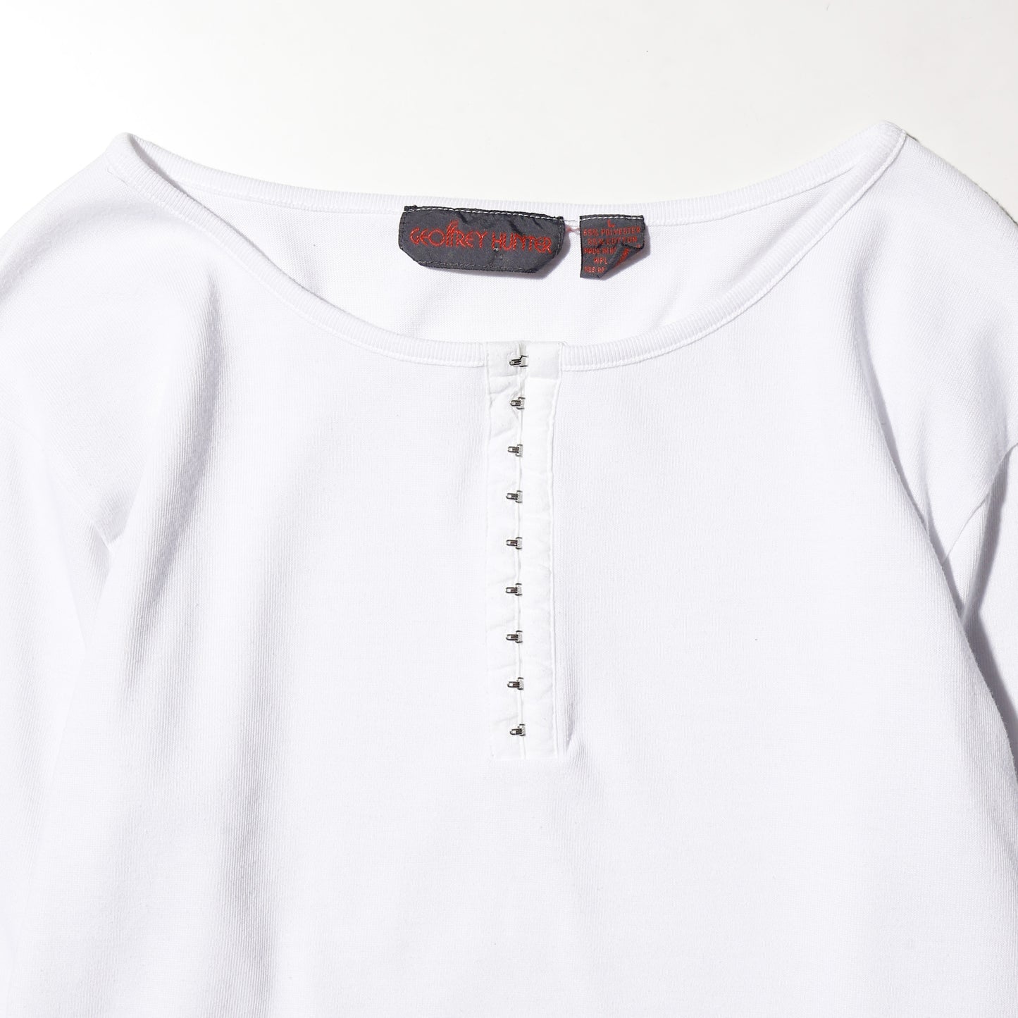 vintage cropped hook henry neck l/s