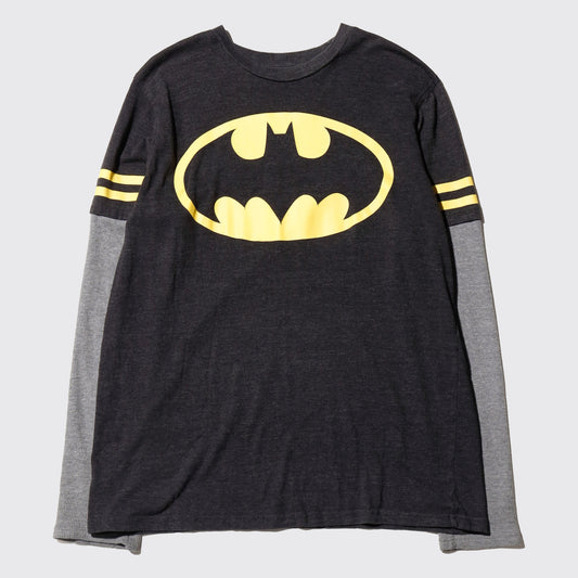 vintage 00's batman layered sleeve l/s