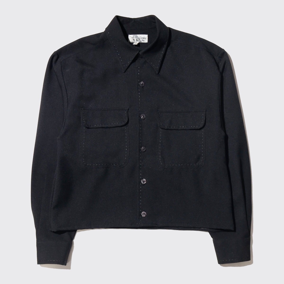 vintage 90's smocky joes stitched wide shirt