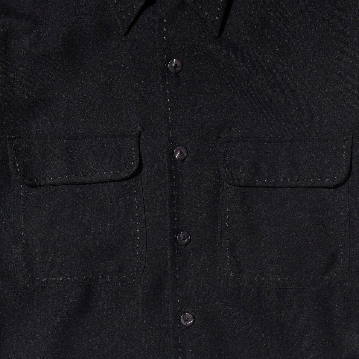 vintage 90's smocky joes stitched wide shirt