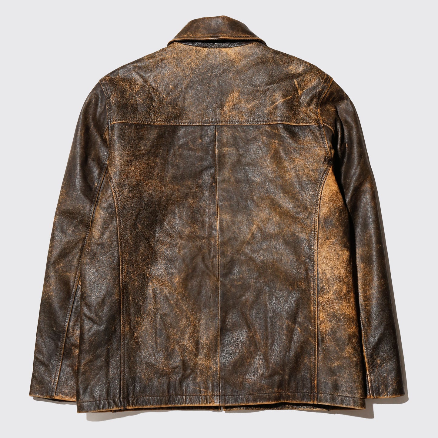 vintage ben sherman fadded leather jacket