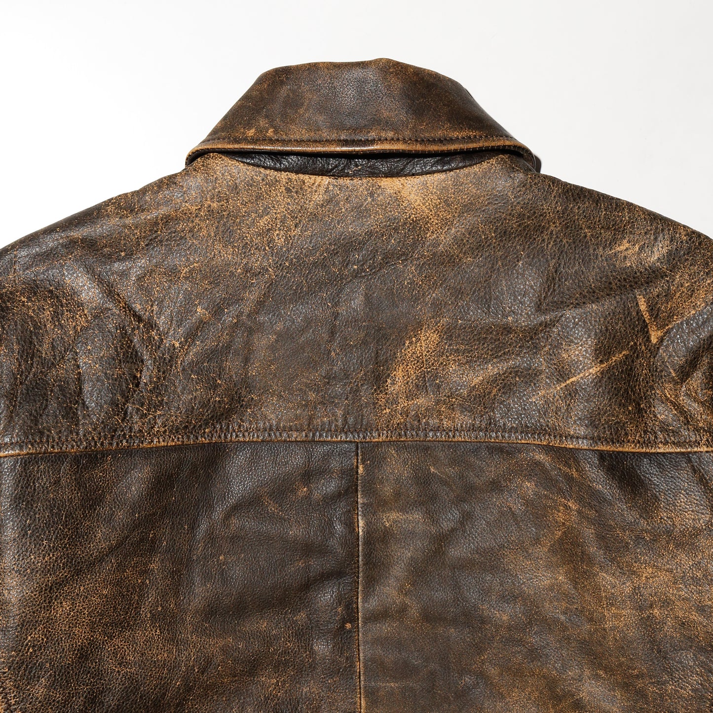 vintage ben sherman fadded leather jacket