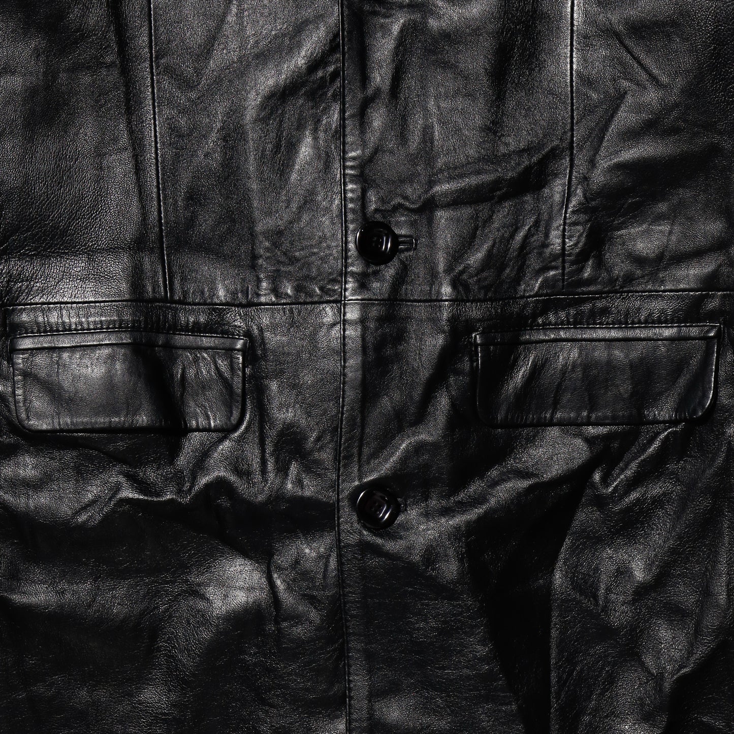 vintage 3b leather coat