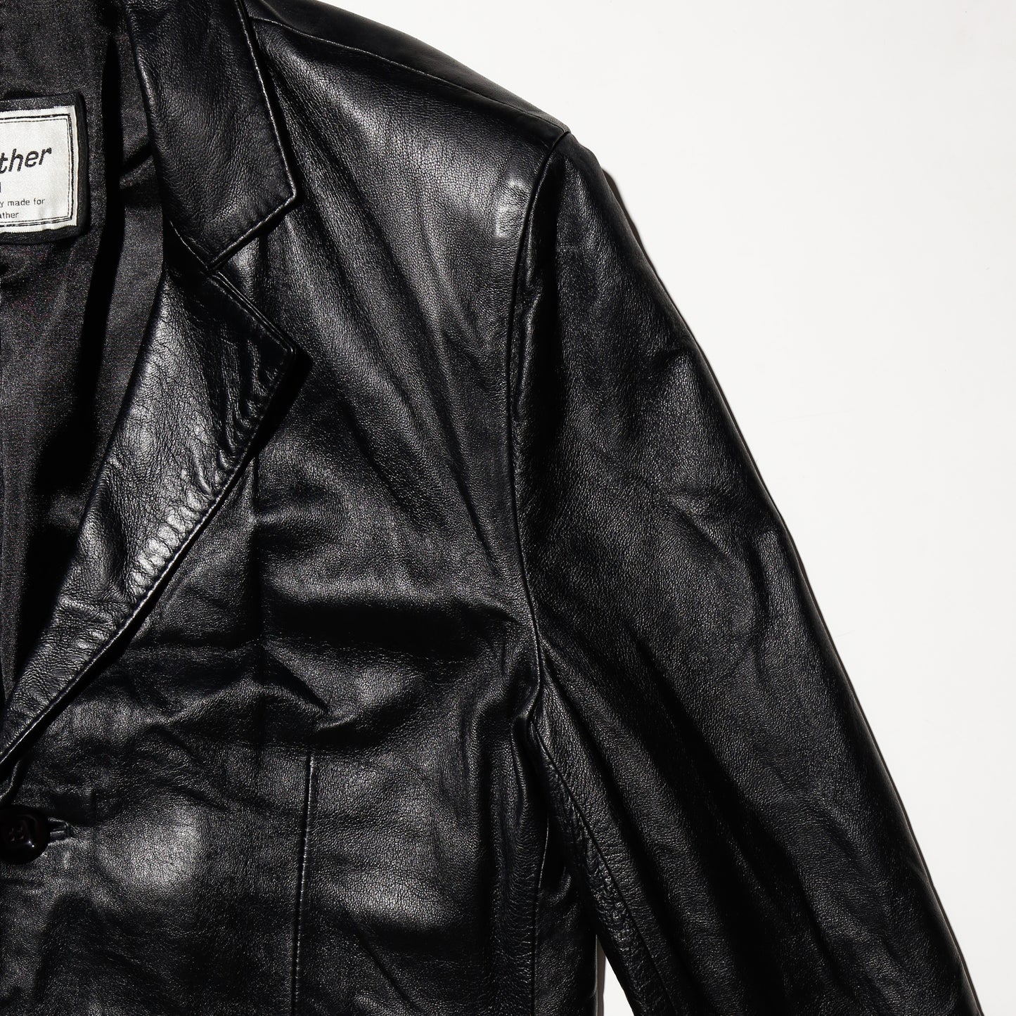 vintage 3b leather coat