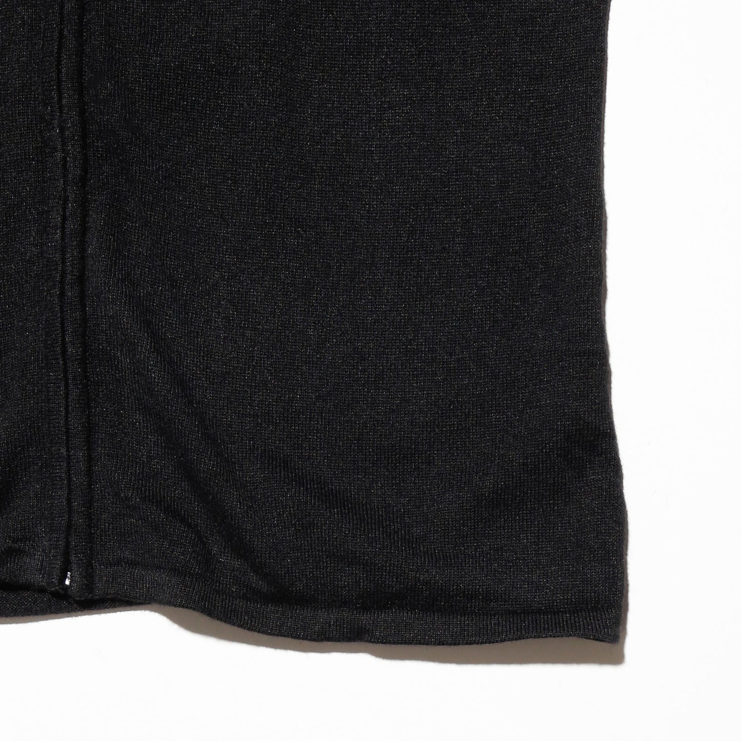 vintage fur neck zipped sweater