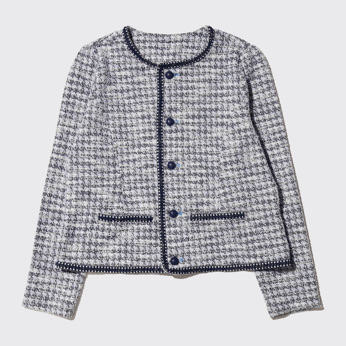vintage tweed knit chanel jacket