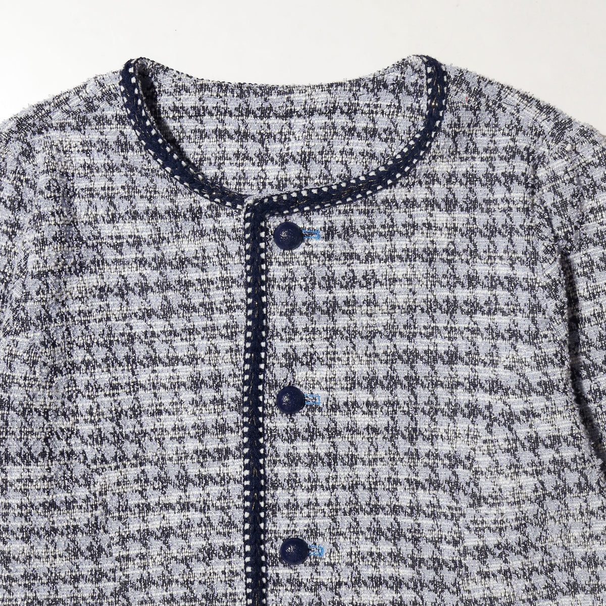 vintage tweed knit chanel jacket