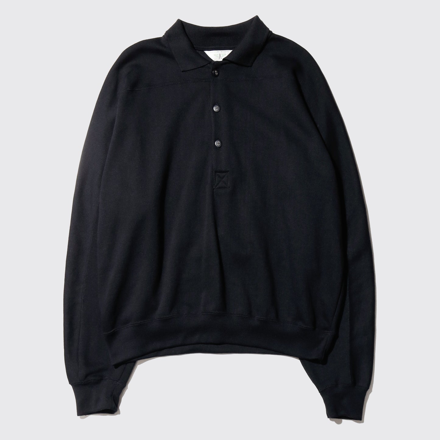 vintage cropped polo sweat