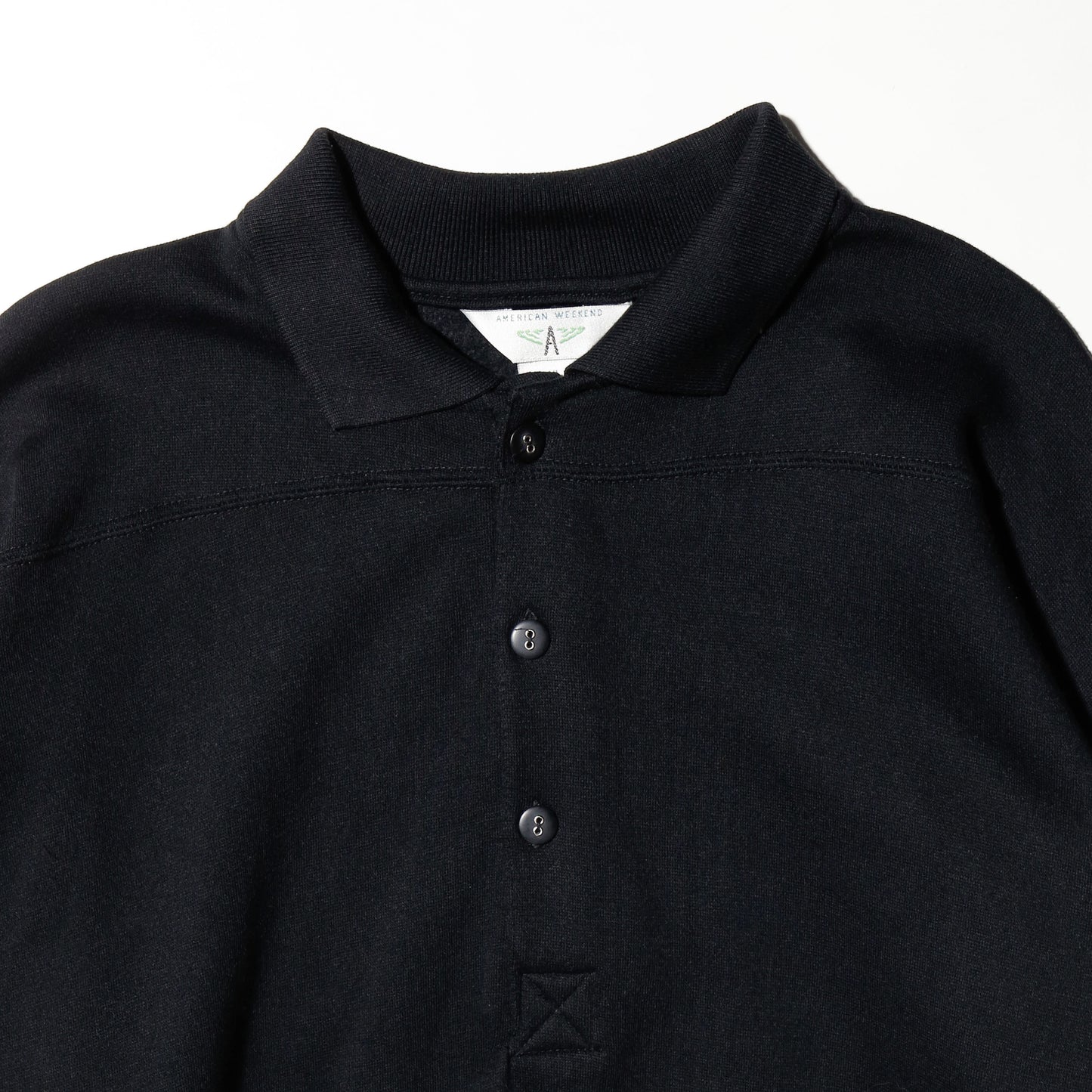 vintage cropped polo sweat