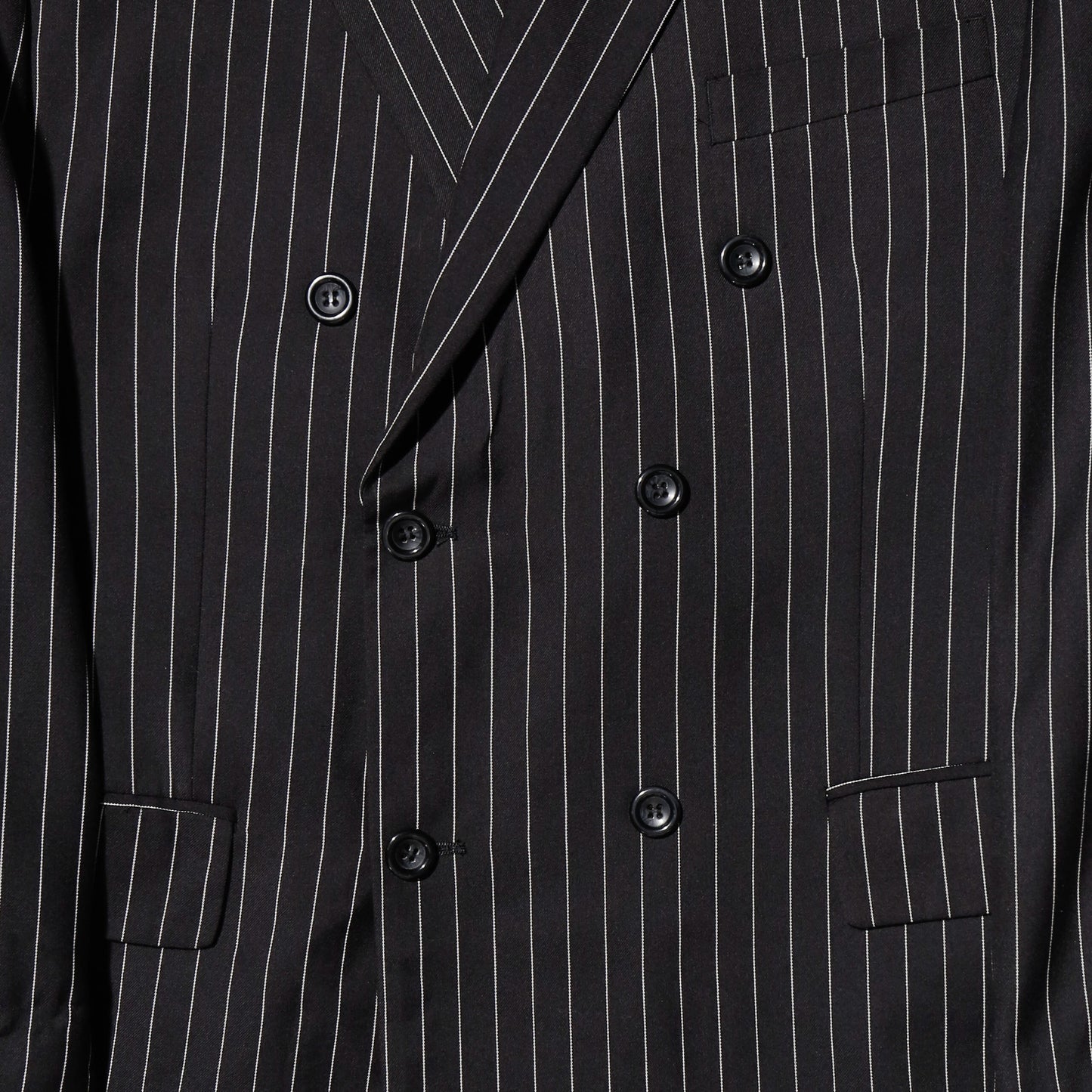 vintage stripe double breasted tailored jacket