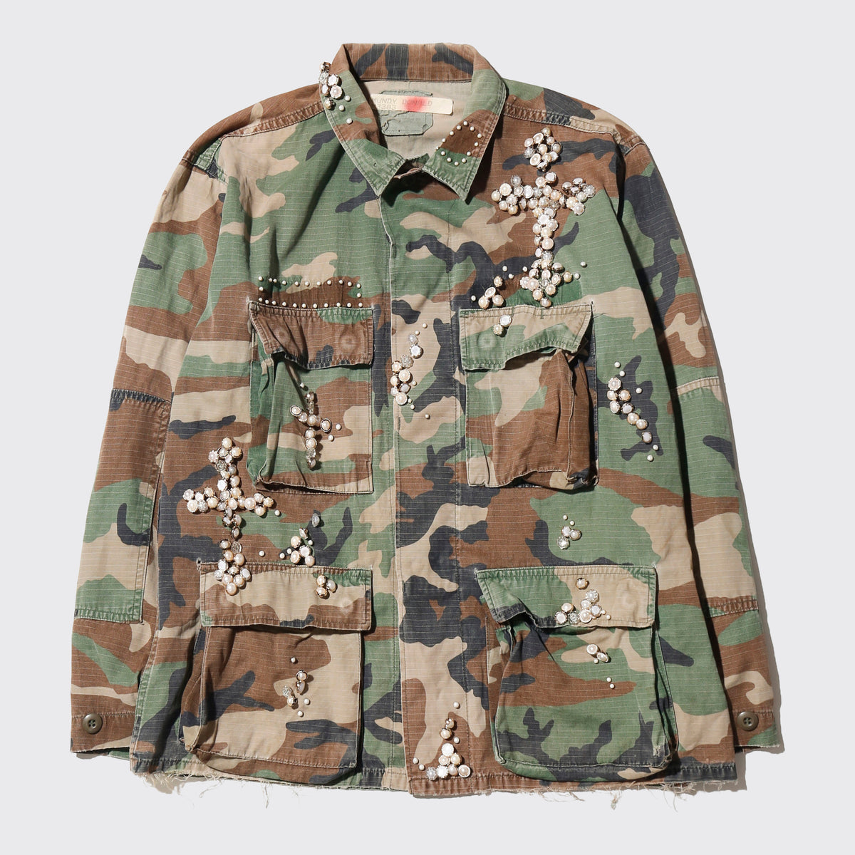 *one-off bijou perl battle dress uniform